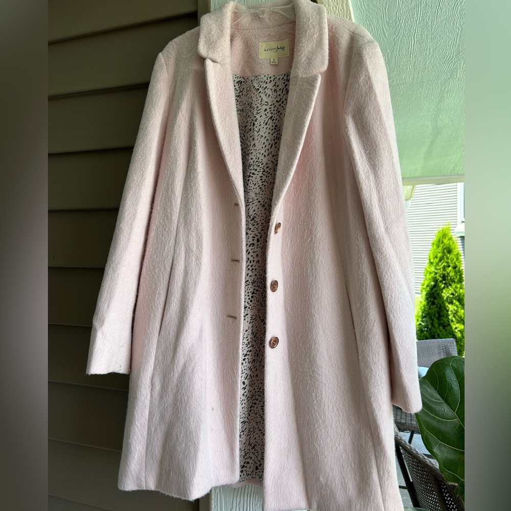 Light Pink Maison Jules Pea Coat